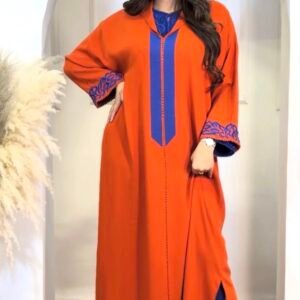 Djelaba randa orange